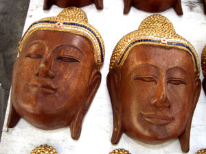 Careta de Buda de pared